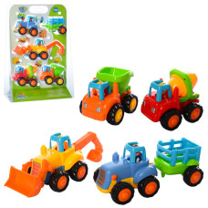 Набір іграшкових машинок Будтехніка 326m інерційні (326m)