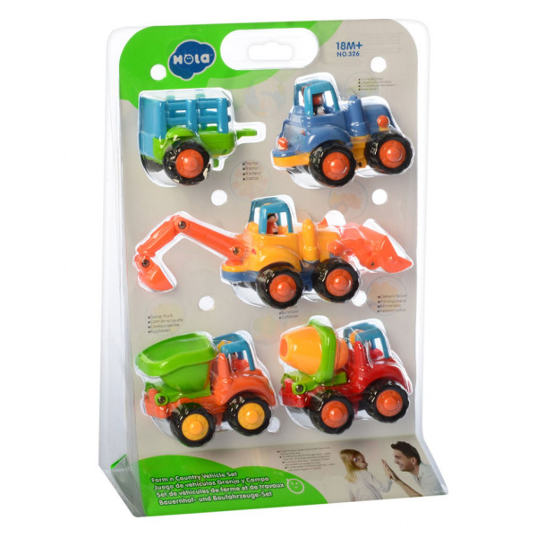 Набір іграшкових машинок Будтехніка 326m інерційні (326m)