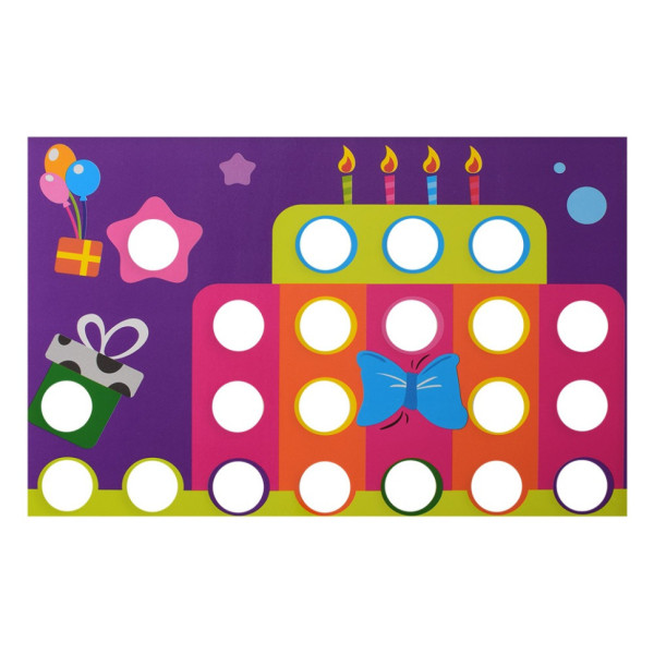 Дитяча мозаїка з великими деталями 669, 9 картинок (669)