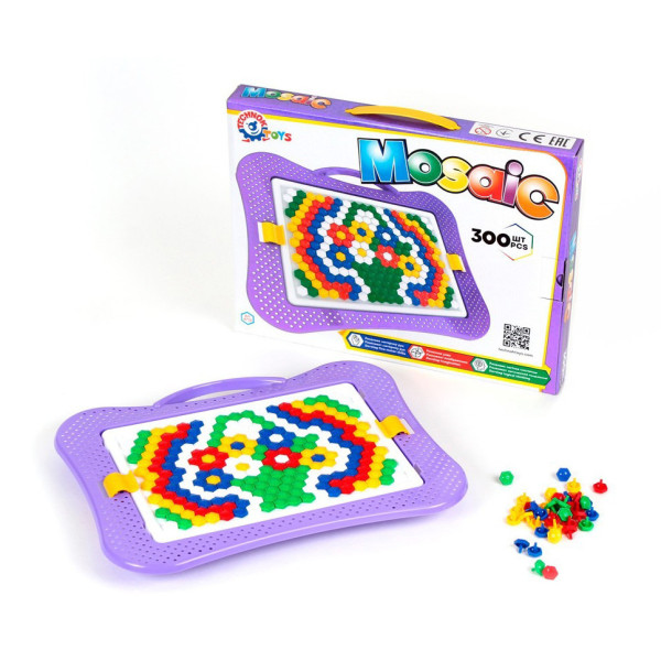 Іграшка "Мозаїка ТехноК", арт.4722TXK, 300 фішок (4722TXK)