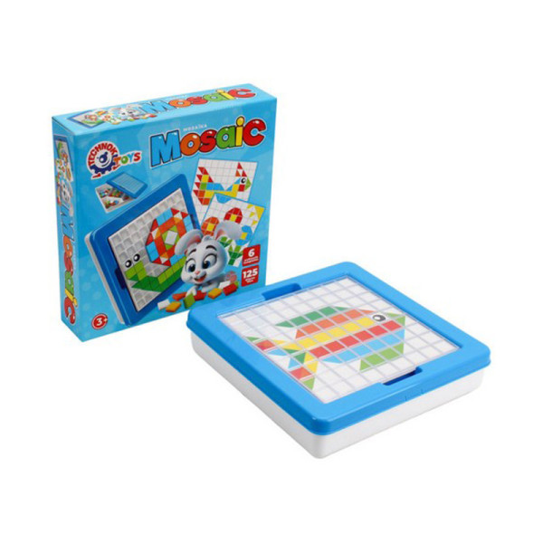 Дитячий розвиваючий набір "Мозаїка" 2215TXK 125 фішок, 6 шаблонів (2215TXK)