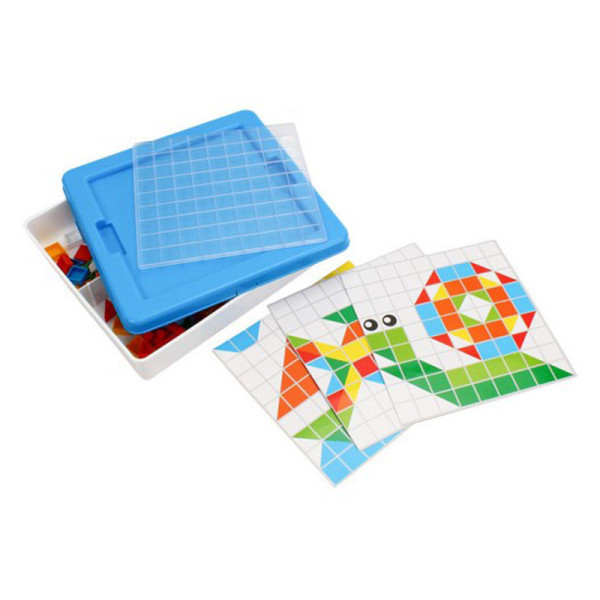 Дитячий розвиваючий набір "Мозаїка" 2215TXK 125 фішок, 6 шаблонів (2215TXK)