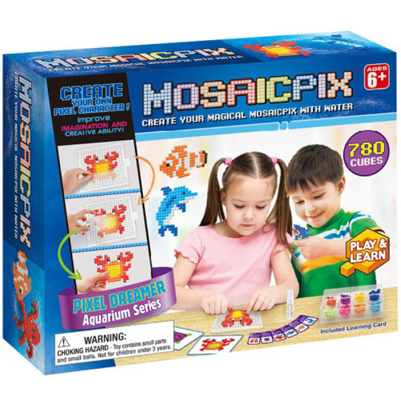 Дитяча аквамозаїка Морські тварини 55001, 780 деталей