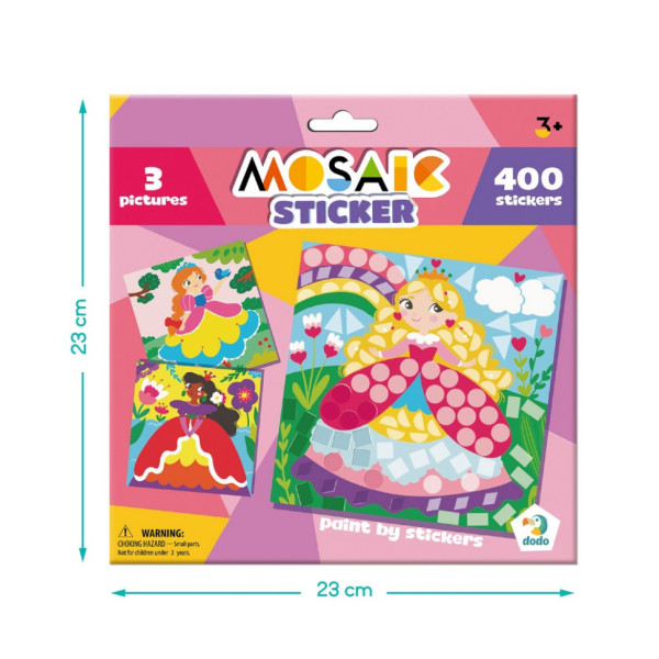 Дитячий набір для творчості мозаїка "Принцеси" 300897 зі стікерами (300897)