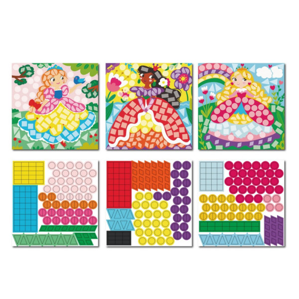 Дитячий набір для творчості мозаїка "Принцеси" 300897 зі стікерами (300897)