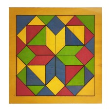 Детская мозаика "Геометрика" 172401 деревянная
