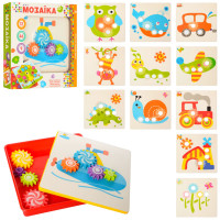 Дитяча мозаїка з ігровим полем 3569, 12 картинок (3569)