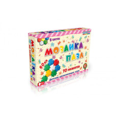 Дитяча мозаїка-пазл №6 1-147, 70 деталей Ø60мм (1-147)