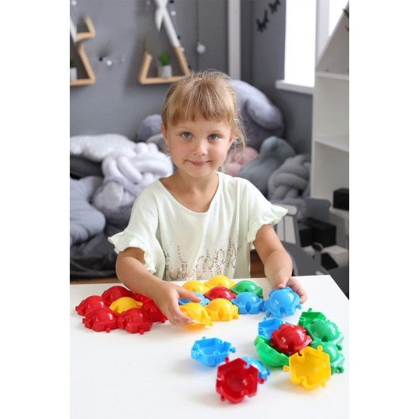 Іграшка мозаїка-пазли "Бджілка ТехноК", арт. 2995TXK, 60 фішок (2995TXK)