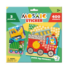 Дитячий набір для творчості мозаїка "Транспорт" 300899 зі стікерами (300899)