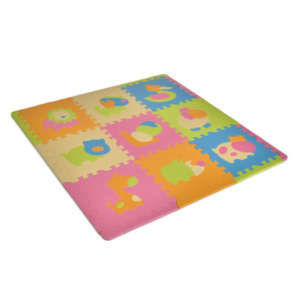 Дитячий килимок Мозаїка "Тварини" MR 1288, 9 деталей, EVA, 31х31 см (MR 1288)