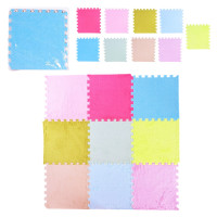 Дитячий килимок-пазл K9703 плюшевий 30x30x0,6 см 9 деталей (K9703)