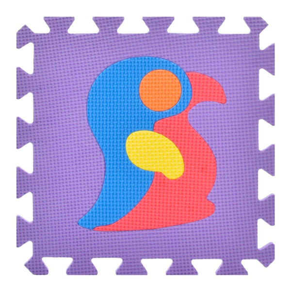 Дитячий килимок Мозаїка "Тварини" M 0376-1, 10 деталей, EVA, 30х30 см (M 0376-1)
