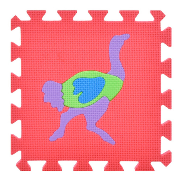 Дитячий килимок Мозаїка "Тварини" M 0376-1, 10 деталей, EVA, 30х30 см (M 0376-1)