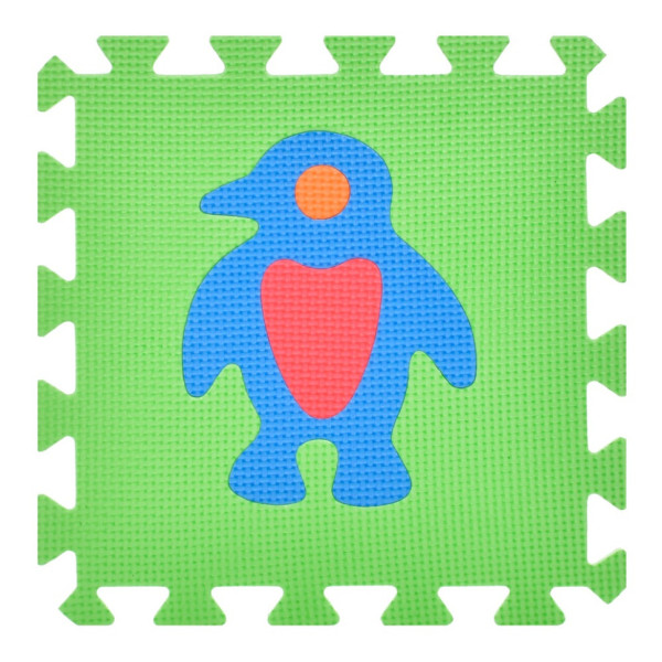 Дитячий килимок Мозаїка "Тварини" M 0376-1, 10 деталей, EVA, 30х30 см (M 0376-1)