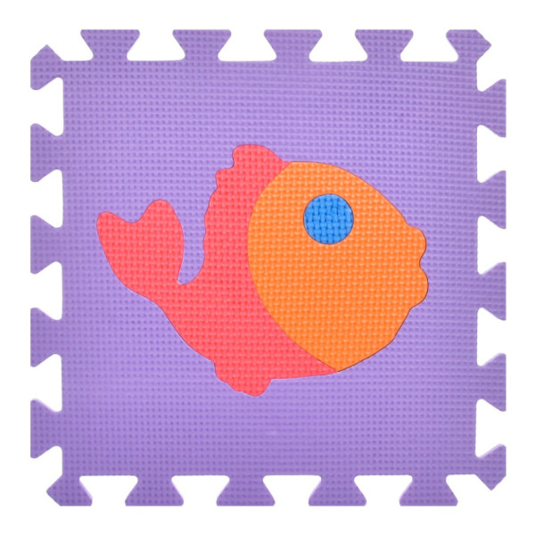 Дитячий килимок Мозаїка "Тварини" M 0376-1, 10 деталей, EVA, 30х30 см (M 0376-1)