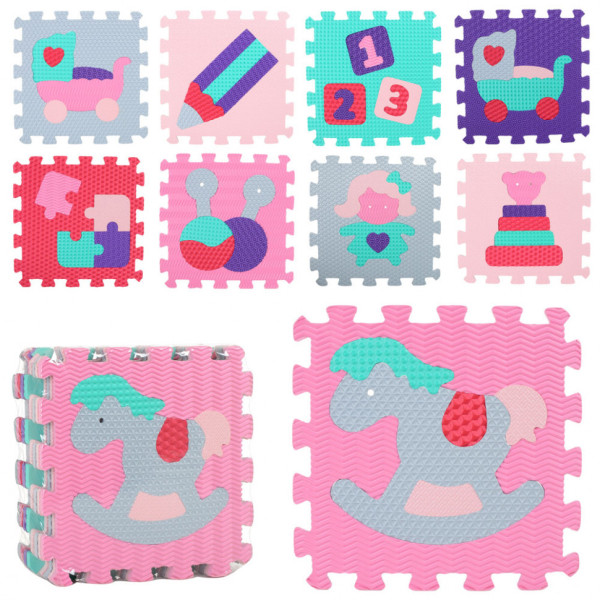Детский коврик Мозаика M 2631 из 9 деталей