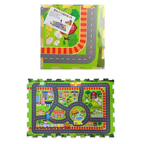 Коврик пазл фомовый EVA1907 6 деталей