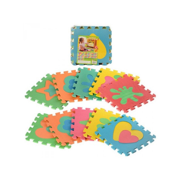 Детский игровой коврик мозаика Фигуры M 2739 материал EVA