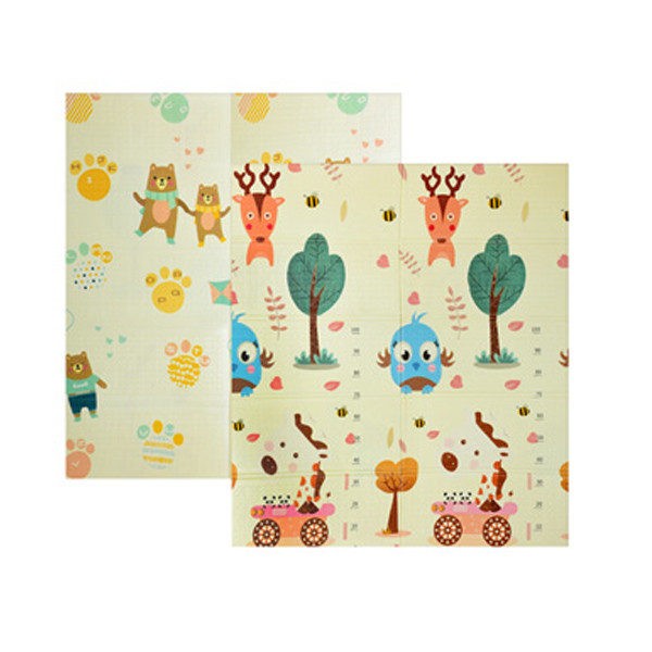 Детский термоковрик складной MR 0586-1  двухсторонний 150-180 см