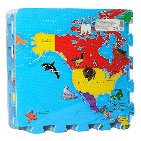 Коврик мозаика Карта мира M 2612 материал EVA