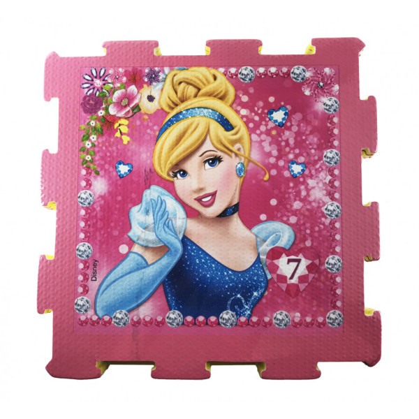 Коврик-пазл Принцессы Дисней GM1710271D из 9 деталей