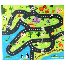 Дитячий ігровий килимок з малюнком дороги 876, 4 види