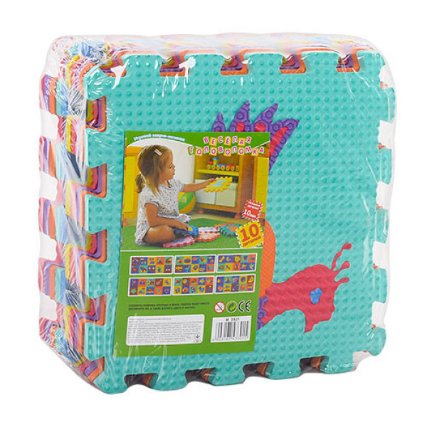 Детский коврик мозаика Животные M3521 из материала EVA