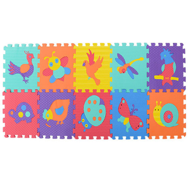 Детский коврик мозаика Животные M3521 из материала EVA