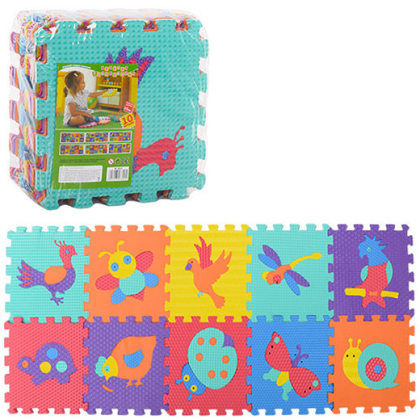 Детский коврик мозаика Животные M3521 из материала EVA
