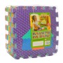 Детский игровой коврик мозаика M3518, 10 деталей из материала EVA