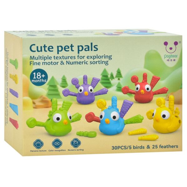 Дитячий сортер "Пташки" BB2004, 5 пташок (BB2004)