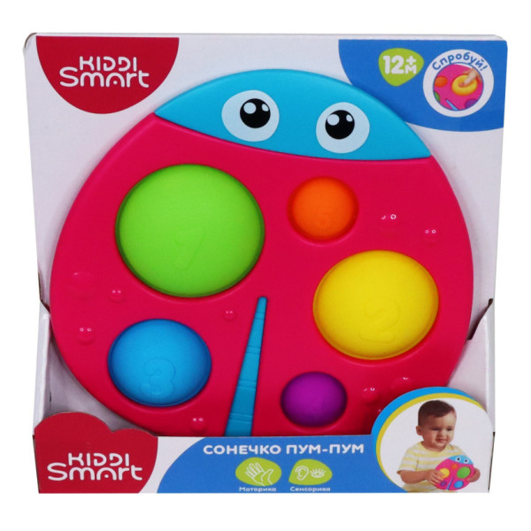 Дитяча сенсорна іграшка "Божа корівка Пум-пум" KIDDI SMART 4520-KS (4520-KS)
