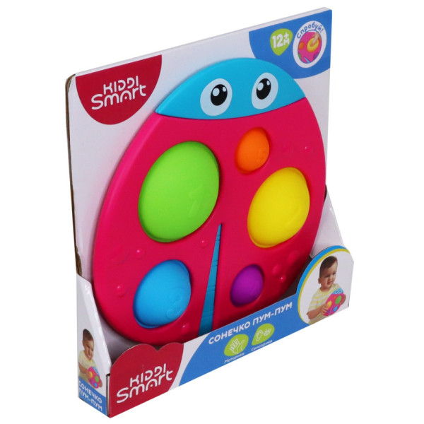 Дитяча сенсорна іграшка "Божа корівка Пум-пум" KIDDI SMART 4520-KS (4520-KS)