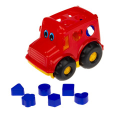 Сортер-автобус "Бусик" №1 Colorplast 0244  Червоний (0244(Red))
