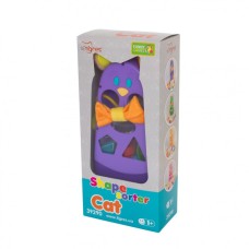 Игрушка развивающая сортер "Котик" 39290, 9 разноцветных фигурок