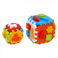 Детский развивающий кубик "Умный малыш 1+1" 1899TXK(1899TXK)