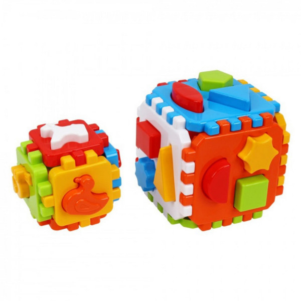 Дитячий розвиваючий кубик "Розумний малюк 1+1" 1899TXK (1899TXK)