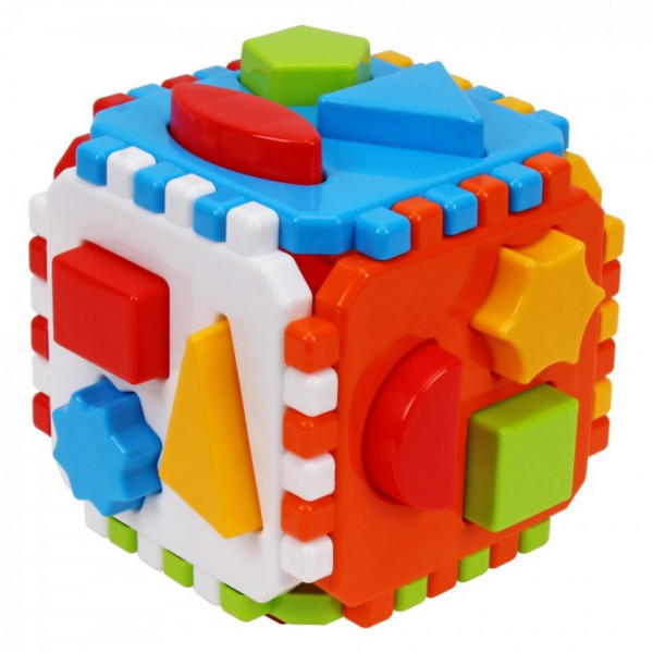 Дитячий розвиваючий кубик "Розумний малюк 1+1" 1899TXK (1899TXK)