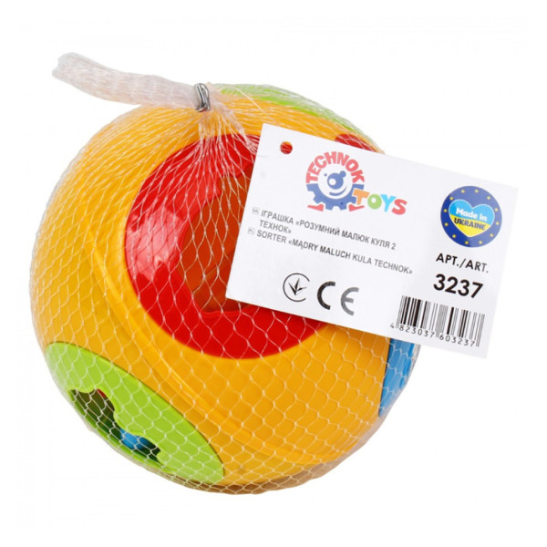 Розвиваючий розумний Шар-сортер №2 3237TXK з фігурками тварин (3237TXK)