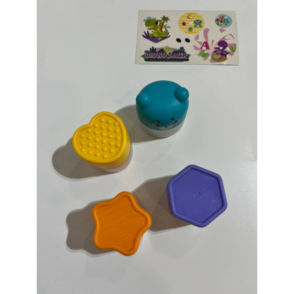 Сортер "Динозавр" QX-91210E, фігури 6шт (4шт-брязкальце, 2шт-кульки), молоточок (QX-91210E)