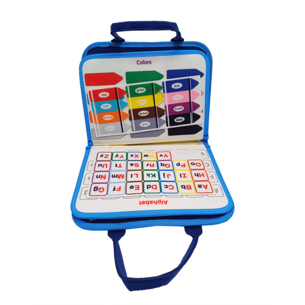 Дитяча розвивальна сумочка-логіка XX45285-3 тактильні, розвивальні вправи, з фетру (XX45285-3)