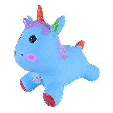 Дитяча іграшка-стрибун "Єдиноріг" RB2520 музика, світло Синій (RB2520(Blue))