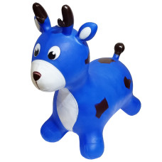Дитяча іграшка-стрибун "Олень" RB2519 музика, світло Синій (RB2519(Blue))