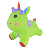 Дитяча іграшка-стрибун "Єдиноріг" RB2520 музика, світло Зелений (RB2520(Green))