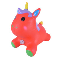 Дитяча іграшка-стрибун "Єдиноріг" RB2520 музика, світло Червоний (RB2520(Red))
