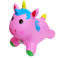 Дитяча іграшка-стрибун "Єдиноріг" RB2520 музика, світло Рожевий (RB2520(Pink))