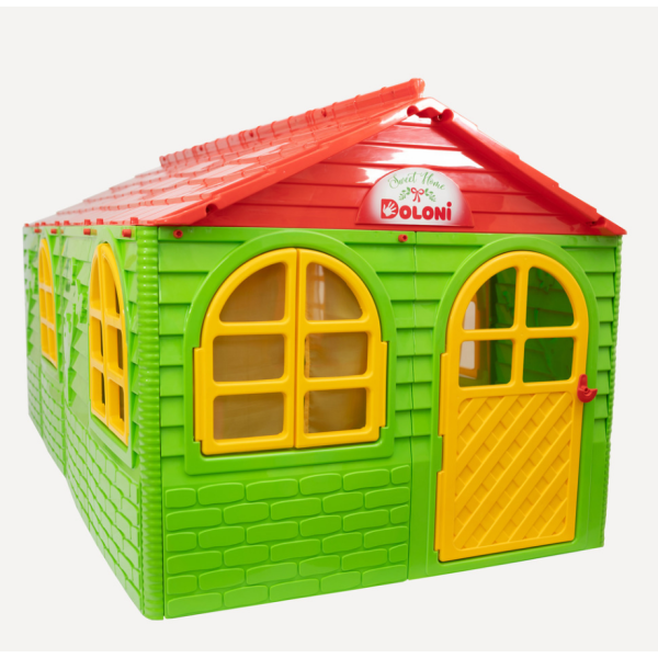 Детский игровой Домик со шторками 02550/23 пластиковый                                                   (02550/23)