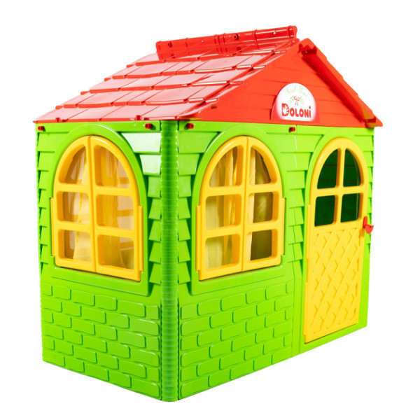 Дитячий ігровий Будиночок зі шторками 02550/13 пластиковий (02550/13)