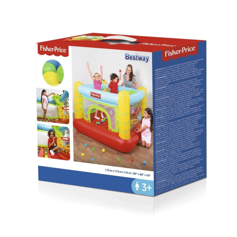 Надувний батут Bestway 93542, 175х173х114 см